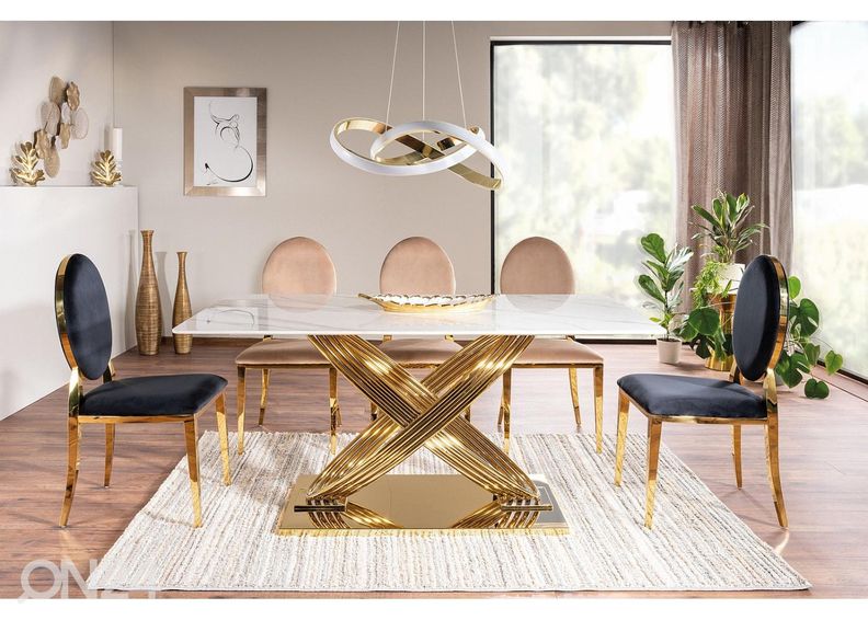 Ruokapöytä Saturn 160x90 cm kuvasuurennos