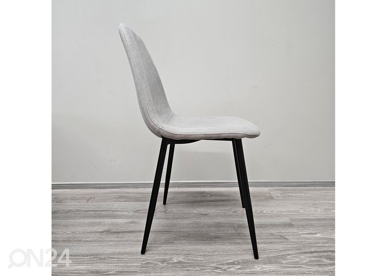 Ruokapöytä Sierra Ø 120 cm + tuolit Sara 4kpl kuvasuurennos