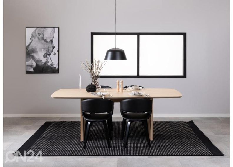 Ruokapöytä Skive 220x105 cm kuvasuurennos