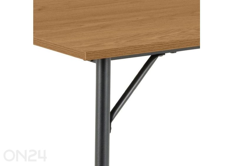 Ruokapöytä Tiivo 120x80 villi tammi kuvasuurennos
