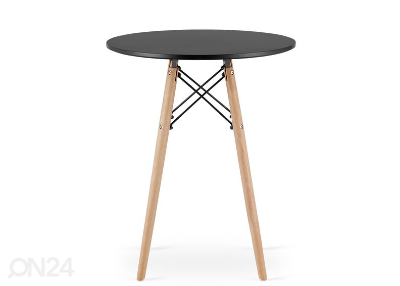 Ruokapöytä Todi Ø 60 cm, musta kuvasuurennos