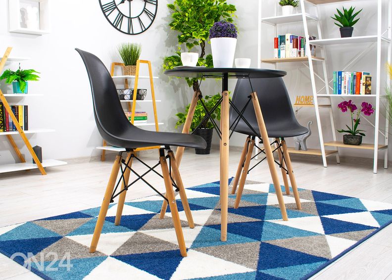 Ruokapöytä Todi Ø 60 cm, musta kuvasuurennos