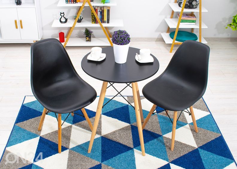 Ruokapöytä Todi Ø 60 cm, musta kuvasuurennos