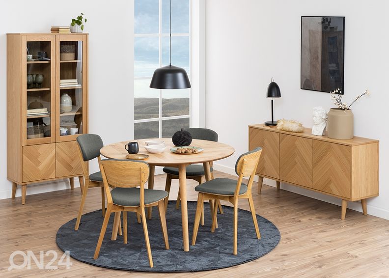 Ruokapöytä Tokyo Ø120 cm kuvasuurennos