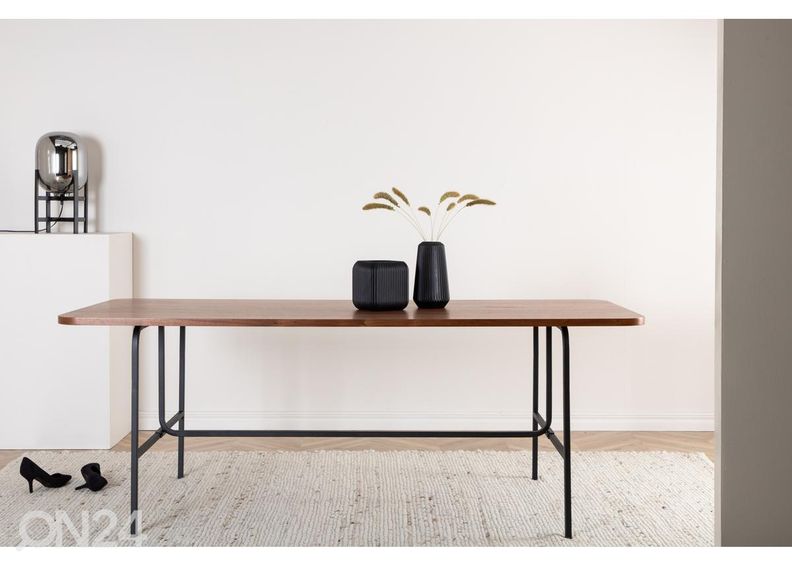 Ruokapöytä Uno 200x90 cm kuvasuurennos