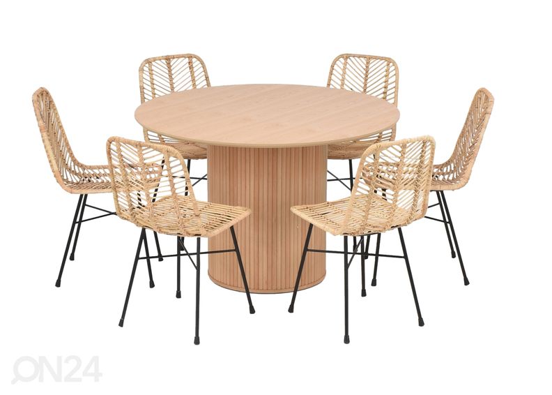 Ruokapöytä Verso Ø 120 cm kuvasuurennos