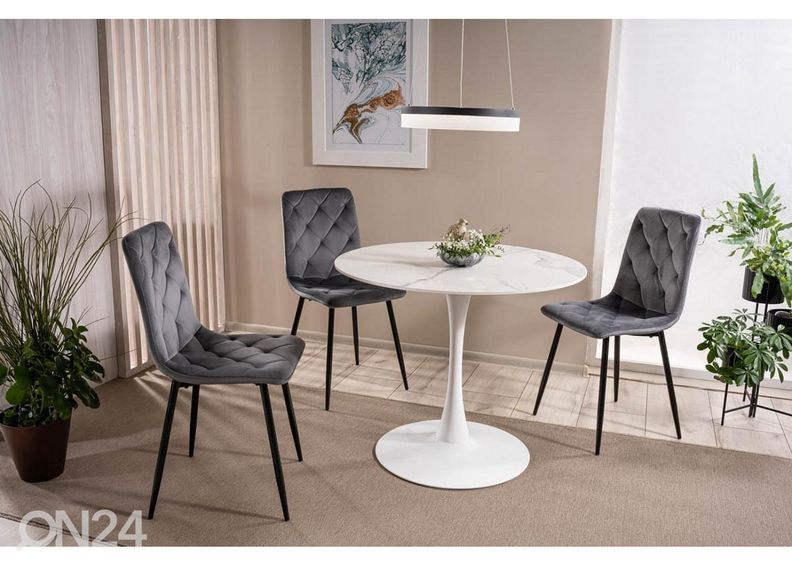 Ruokapöytä Verte Ø 90 cm kuvasuurennos
