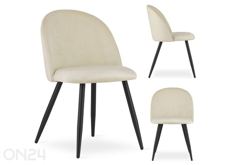 Ruokatuolien setti Bello 3 kpl kuvasuurennos