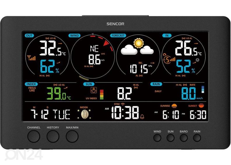 Sääasema Wifi Sencor SWS12500 kuvasuurennos