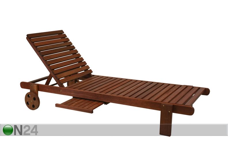 Säädettävä aurinkotuoli + tarjotin Malay kuvasuurennos