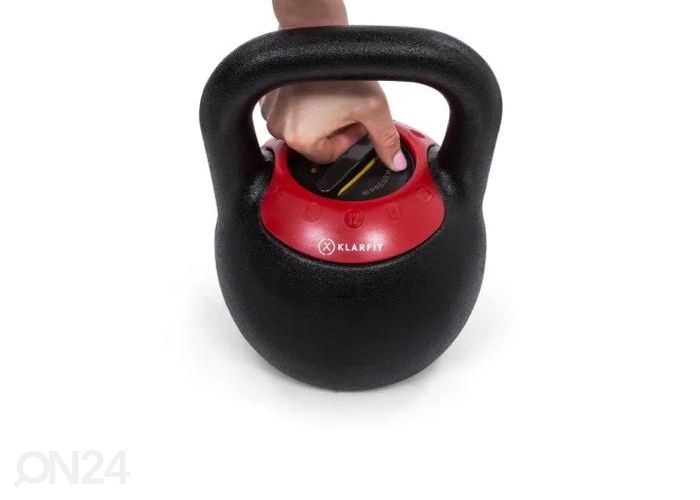 Säädettävä kahvakuula KLARFIT 8/10/12/14/16 kg kuvasuurennos