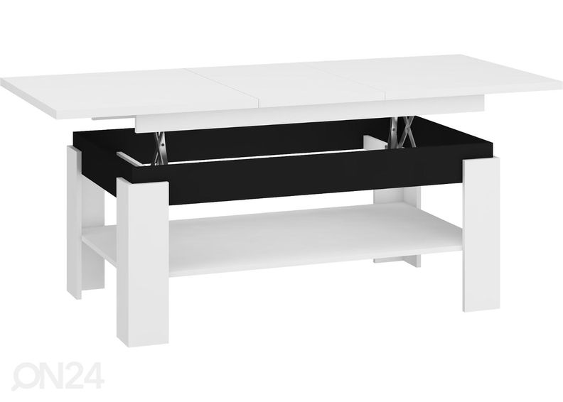 Säädettävä sohvapöytä 120/160x68 cm kuvasuurennos