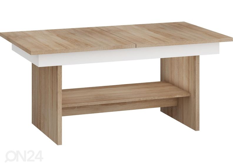 Säädettävä sohvapöytä 125/170x68 cm kuvasuurennos