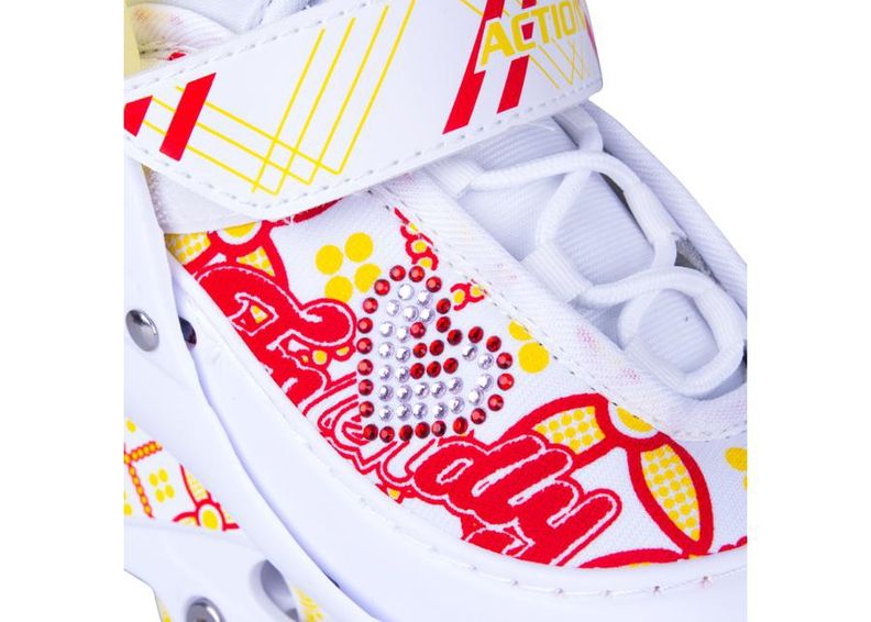 Säädettävät rullaluistimet valoisa pyörät lapsille Action Joly kuvasuurennos