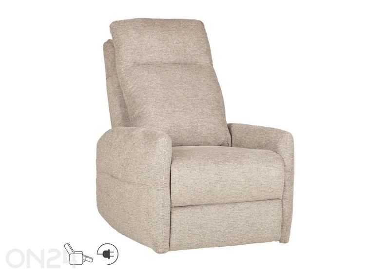 Sähköinen lepotuoli Katy, recliner-toiminto + hieronta kuvasuurennos