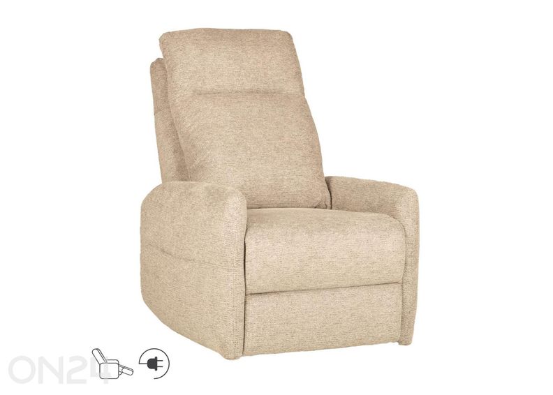 Sähköinen lepotuoli Katy, recliner-toiminto + hieronta kuvasuurennos