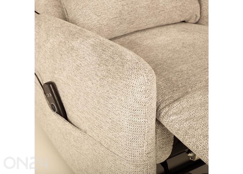 Sähköinen lepotuoli Katy, recliner-toiminto + hieronta kuvasuurennos