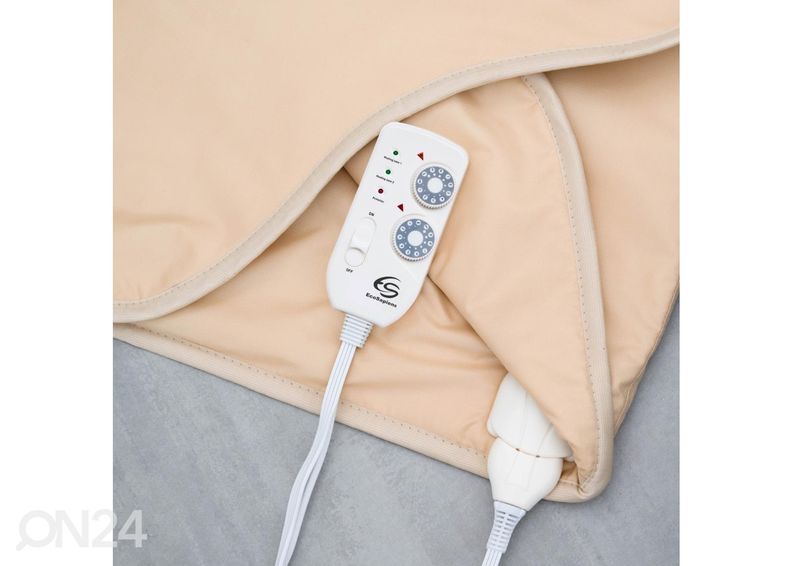 Sähkölämmitteinen peitto, peitto infrapunasauna tehosteella EcoSapiens 180x220 cm, beige kuvasuurennos