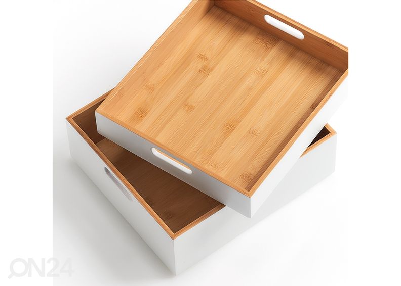 Säilytyslaatikko Bambus 30x27 cm kuvasuurennos