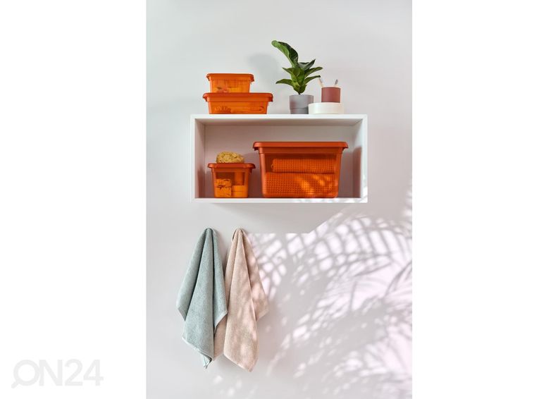 Säilytyslaatikko BaseStore 1,5 L, 14x19xh9 cm oranssi kuvasuurennos