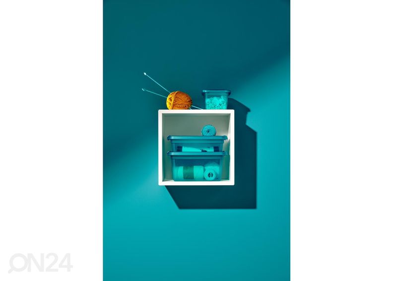 Säilytyslaatikko BaseStore 1,5 L, 14x19xh9 cm sininen kuvasuurennos