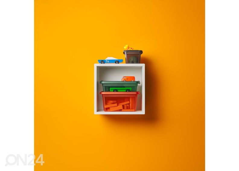 Säilytyslaatikko BaseStore 12,5 L, 28x38xh16 cm oranssi kuvasuurennos