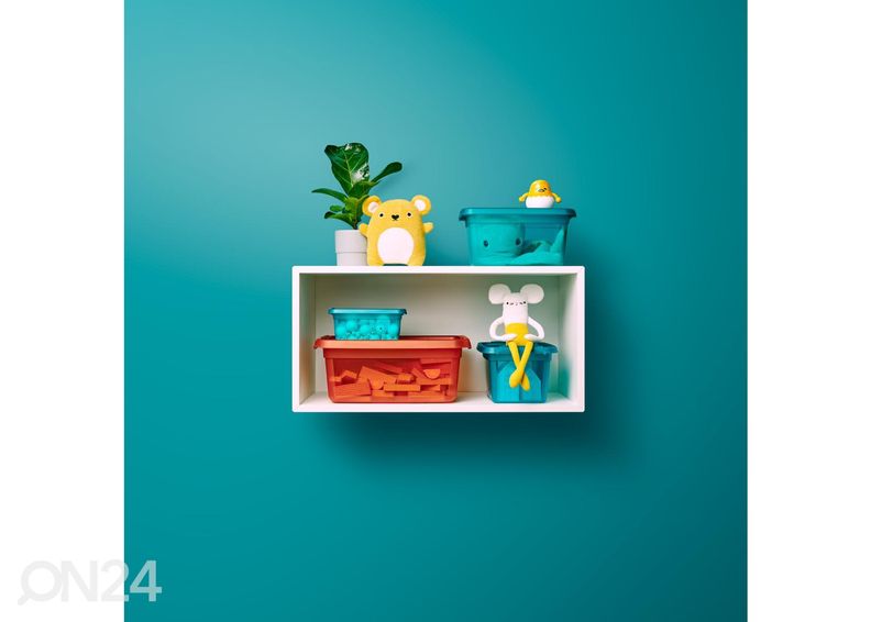 Säilytyslaatikko BaseStore 12,5 L, 28x38xh16 cm sininen kuvasuurennos