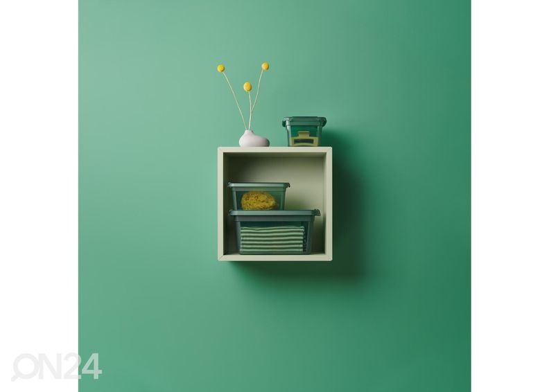 Säilytyslaatikko BaseStore 12,5 L, 28x38xh16 cm vihreä kuvasuurennos