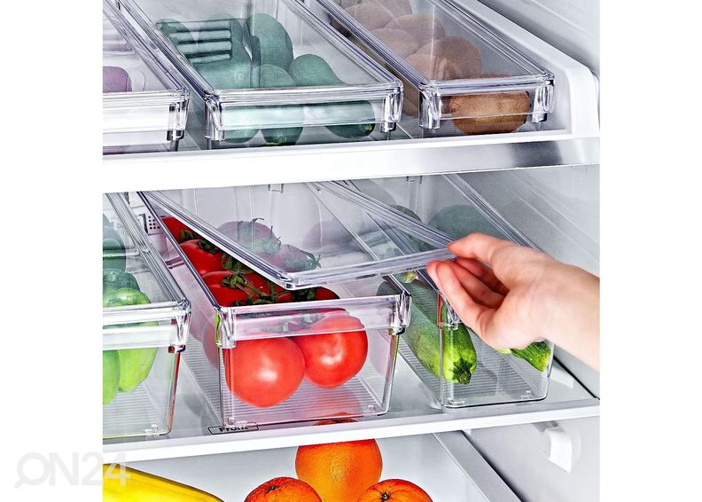 Säilytyslaatikko kannella jääkaappiin kuvasuurennos