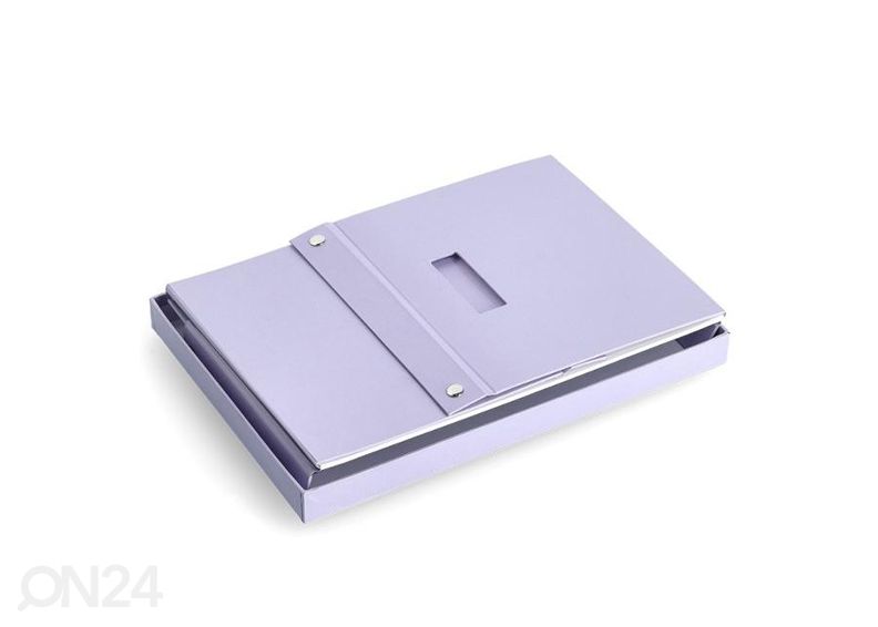 Säilytyslaatikko kierrätetystä pahvista, vaaleanvioletti kuvasuurennos