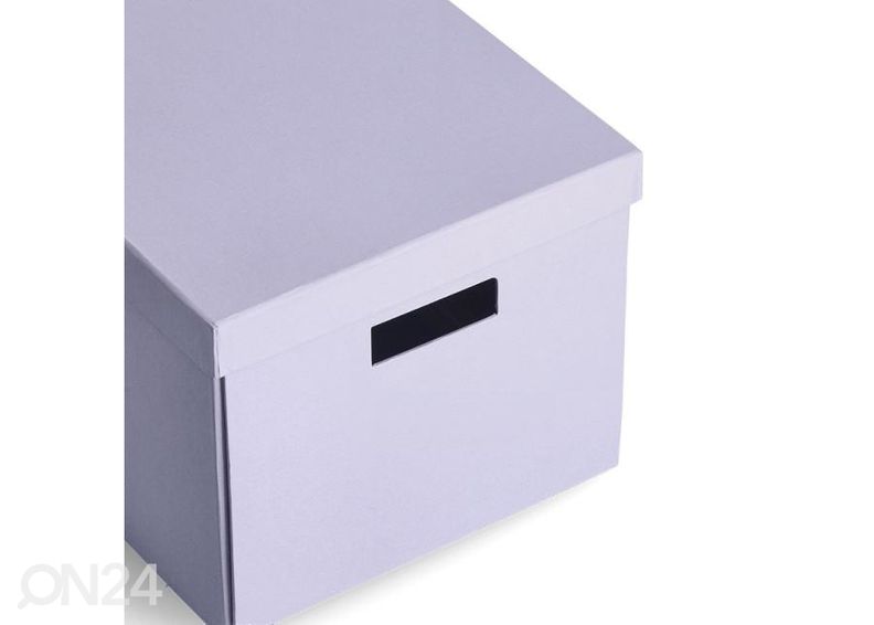 Säilytyslaatikko kierrätetystä pahvista, vaaleanvioletti kuvasuurennos