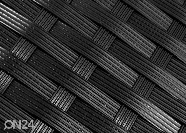 Säilytyslaatikko puutarhaan, musta kuvasuurennos