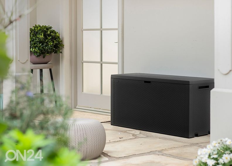 Säilytyslaatikko ulkokäyttöön Keter Emily, grafiitti kuvasuurennos