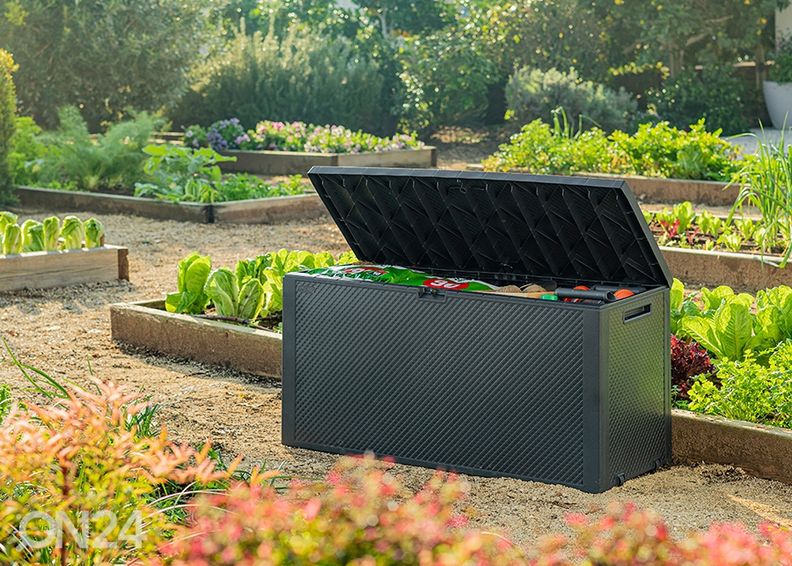 Säilytyslaatikko ulkokäyttöön Keter Emily, grafiitti kuvasuurennos