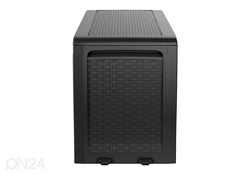 Säilytyslaatikko ulkokäyttöön Keter Samoa Rotang, grafiitti kuvasuurennos