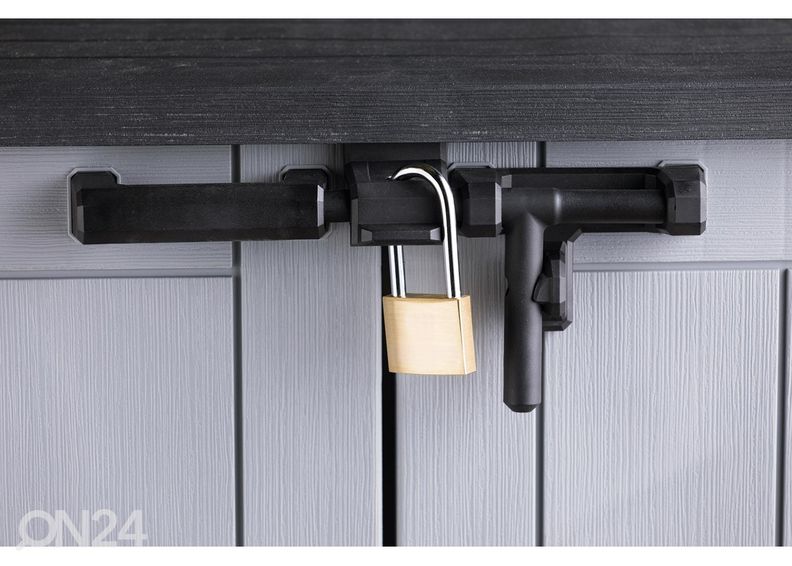 Säilytyslaatikko ulkokäyttöön Keter Store It Out, harmaa / musta kuvasuurennos