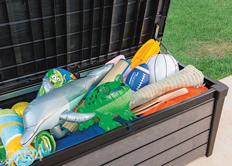 Säilytyslaatikko ulkokäyttöön KeterBrushwood, grafiitti kuvasuurennos