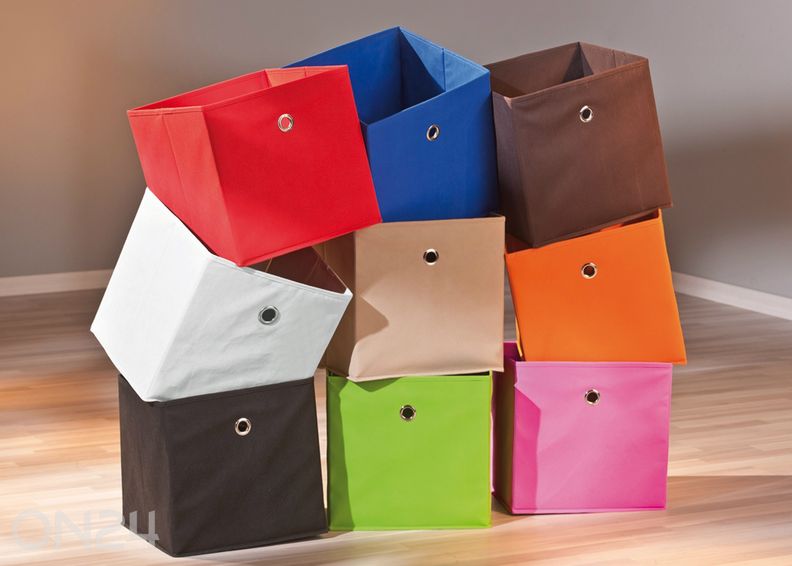 Säilytyslaatikko Winny 31x32x32 cm, vihreä kuvasuurennos