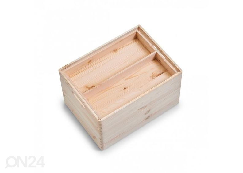 Säilytyslaatikon jakaja mäntyä kuvasuurennos