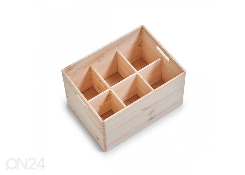 Säilytyslaatikon jakaja mäntyä kuvasuurennos