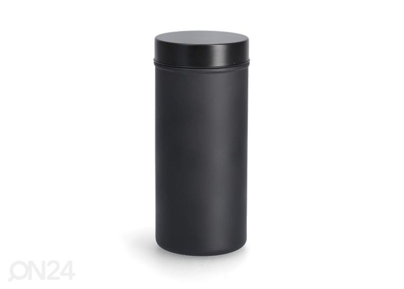 Säilytyspurkki metallikannella 1250 ml, musta kuvasuurennos