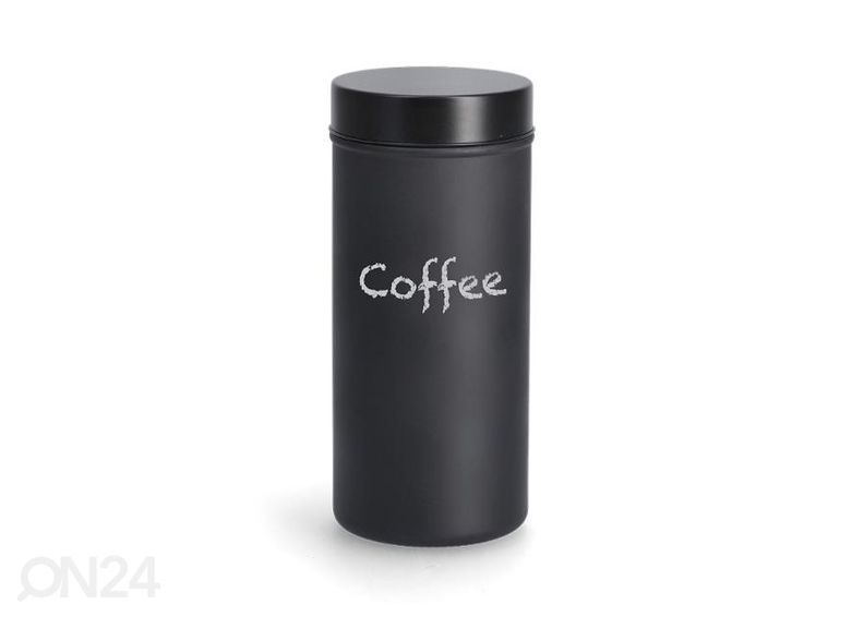 Säilytyspurkki metallikannella 1250 ml, musta kuvasuurennos