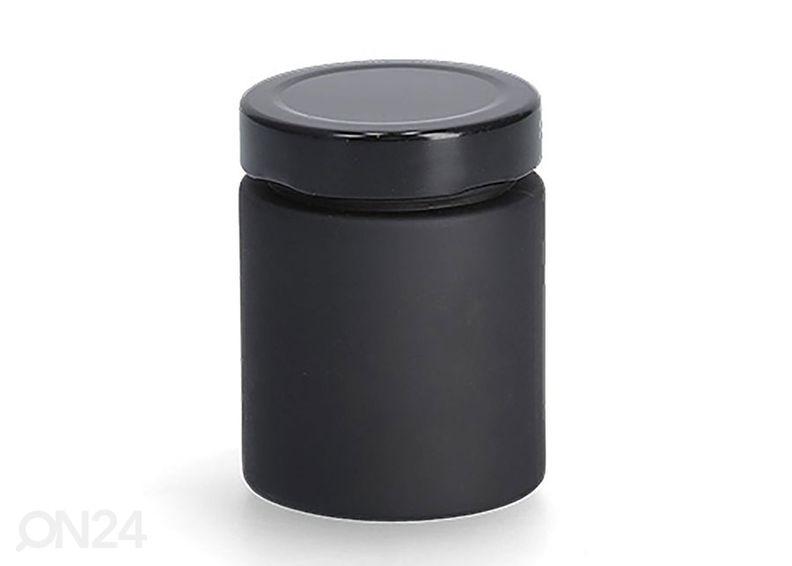 Säilytyspurkki metallikannella 150 ml, musta kuvasuurennos