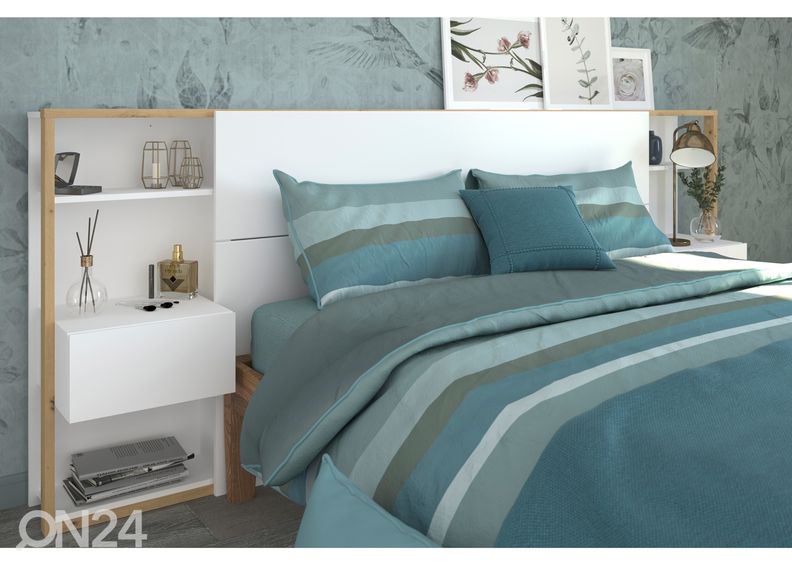 Sängyn päätyhylly Stamp kuvasuurennos