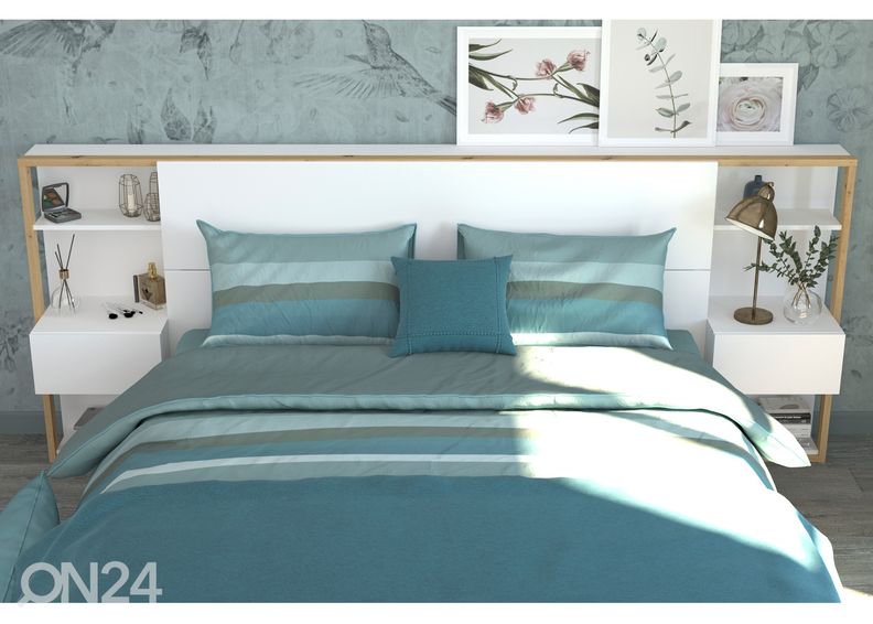 Sängyn päätyhylly Stamp kuvasuurennos