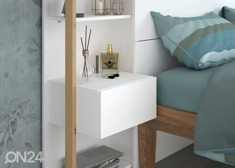 Sängyn päätyhylly Stamp kuvasuurennos