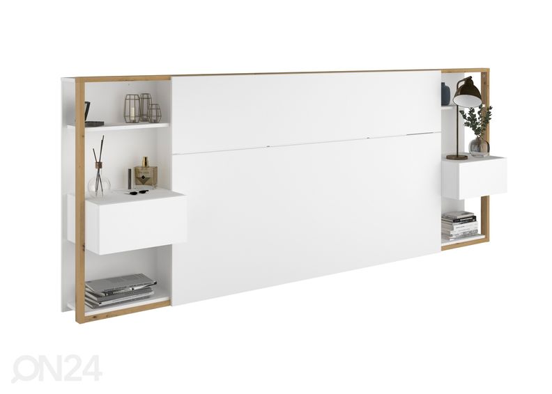 Sängyn päätyhylly Stamp kuvasuurennos