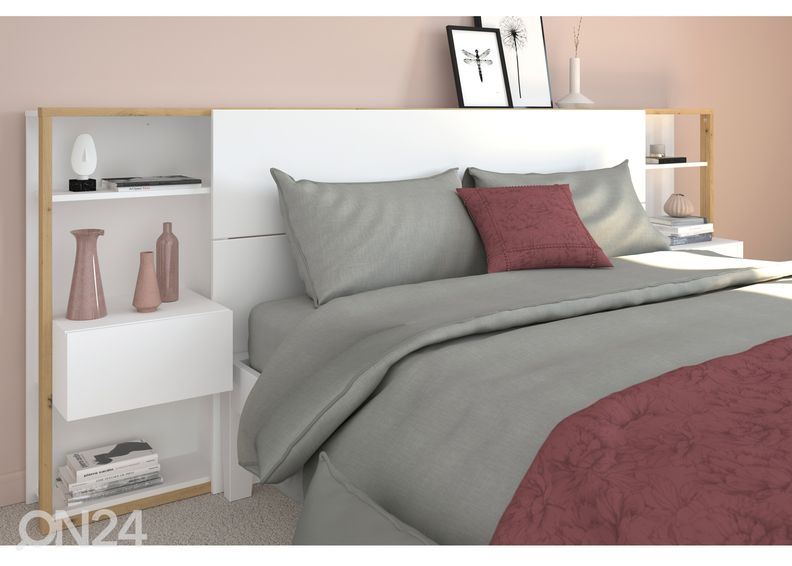 Sängyn päätyhylly Stamp kuvasuurennos