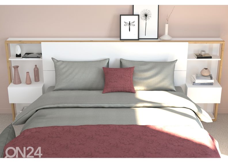 Sängyn päätyhylly Stamp kuvasuurennos