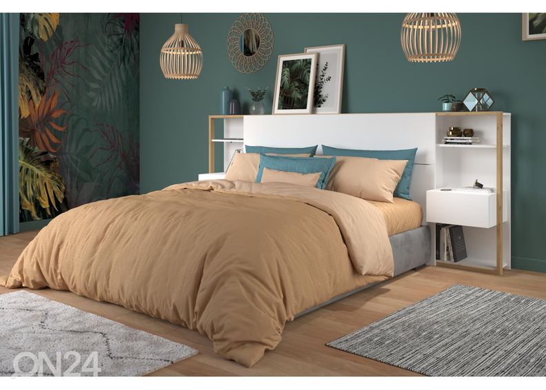 Sängyn päätyhylly Stamp kuvasuurennos